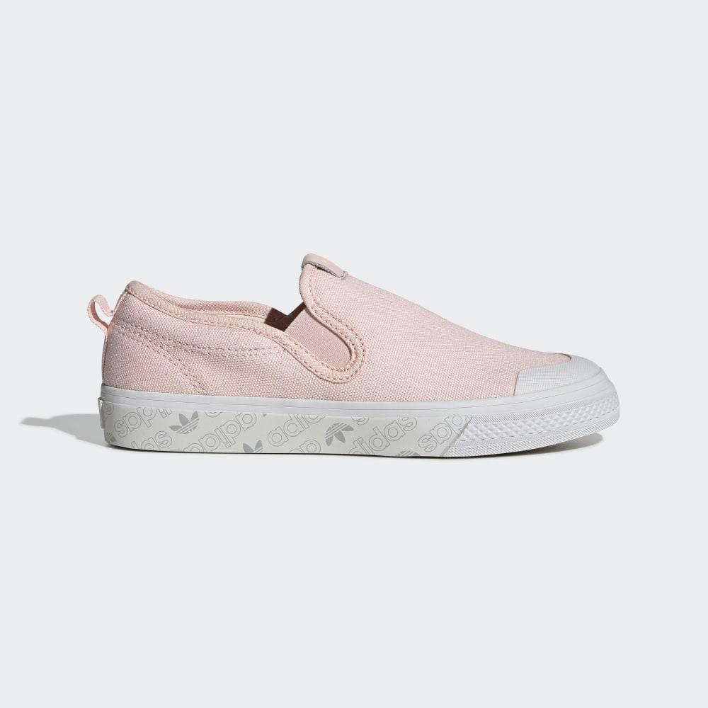 Slip On Adidas Nizza Dama Romania - Roz/Albi EE4868